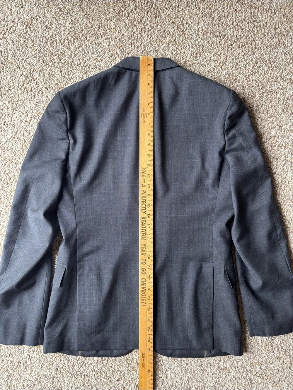 Todd Snyder x Southwick Gray Plaid 1/4 Lined Sport Coat Blazer 40 R Slim MIUSA